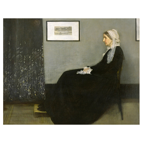 Portrait of the Artist&#039;s Mother - 제임스 휘슬러 / 인테리어그림 (수입원목액자)